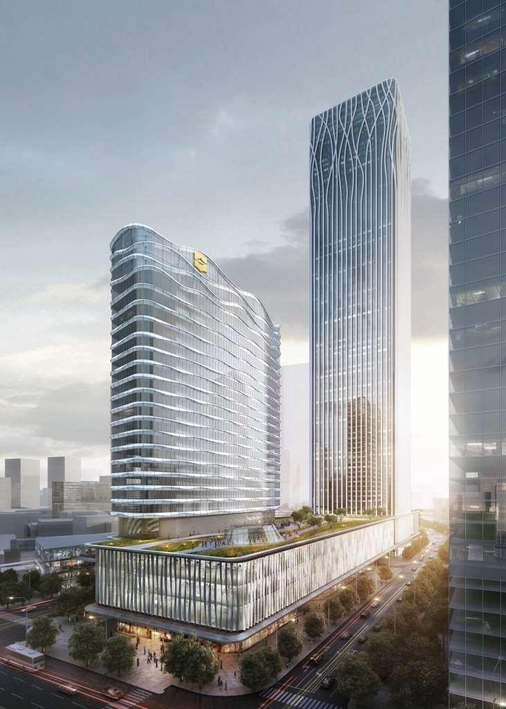 Shangri-La Qiantan, Shanghaj Zewnętrze zdjęcie
